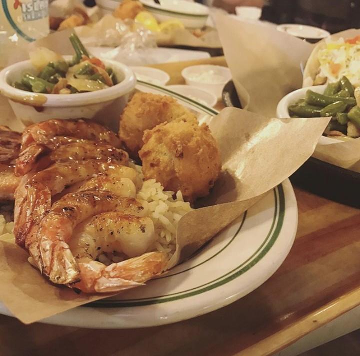 Sea Island Shrimp House menu in San Antonio, Texas, USA