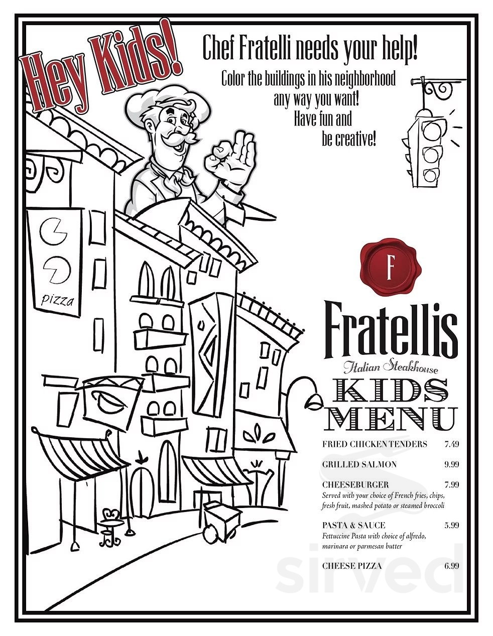 Fratellis Italian Steakhouse WinstonSalem menus in WinstonSalem