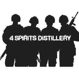 4 Spirits Distillery Logo in Corvallis, Oregon