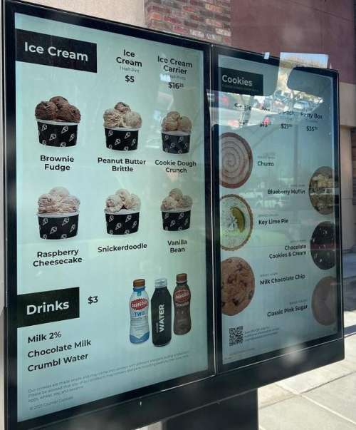 Crumbl Cookies Cannery menu in Las Vegas, Nevada, USA