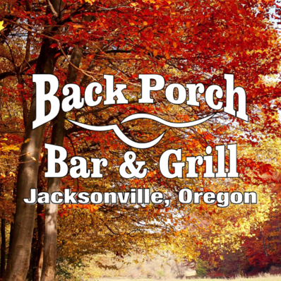Back Porch Bar & Grill Logo in Jacksonville, Oregon