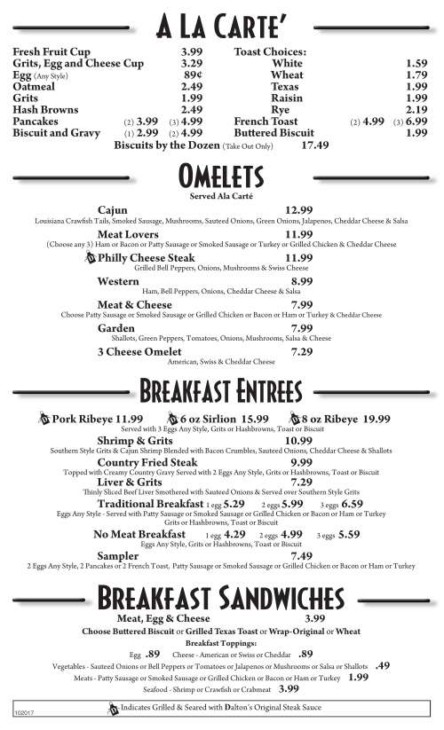 CarliCo Cafe menu in Gonzales, Louisiana, USA