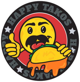 Happy Takos Logo in Alvin, Texas