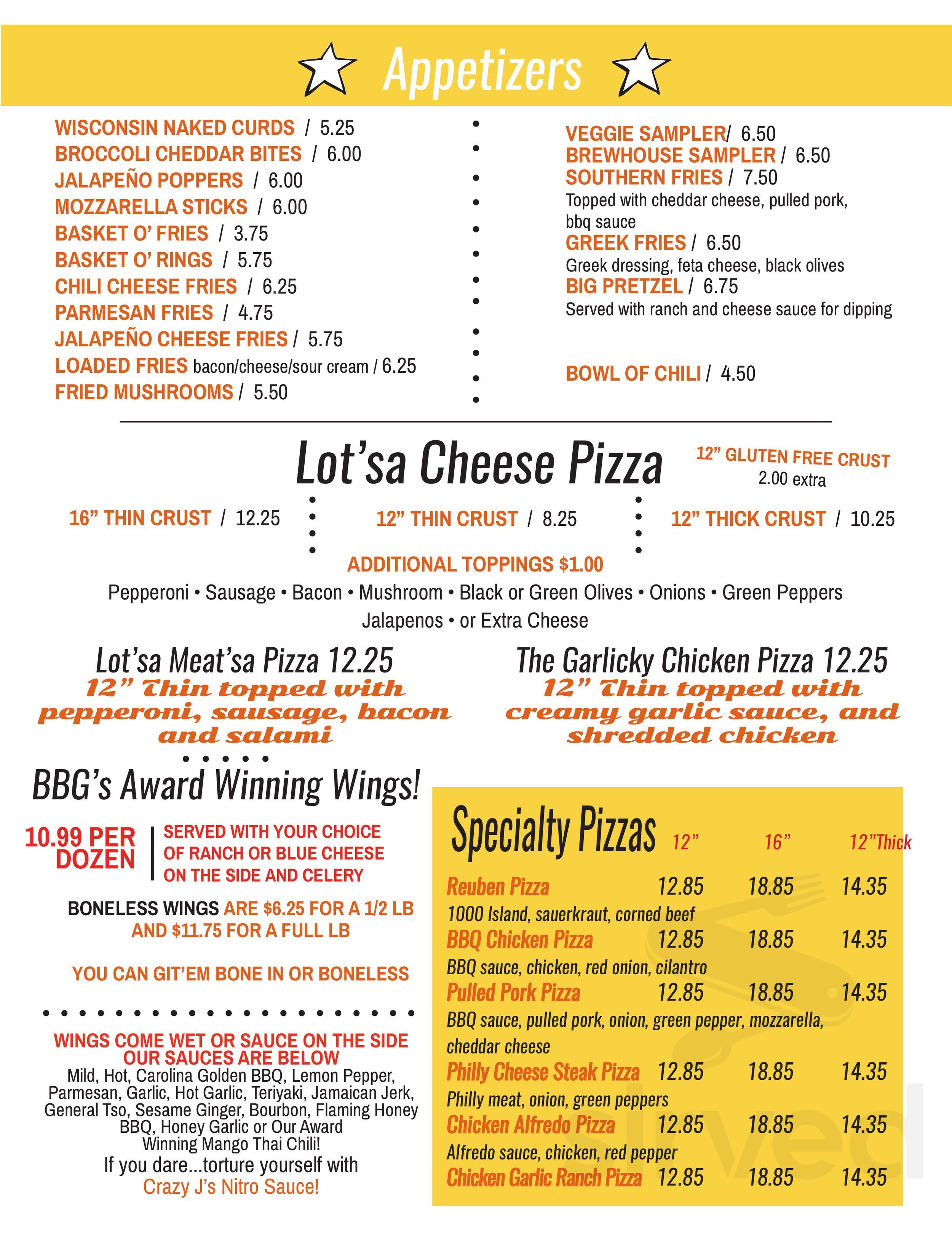 Burgers Bar & Grill Phillips menus in Phillips, Wisconsin, United States