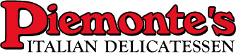 Piemonte's Italian Delicatessen Logo in Fresno, California