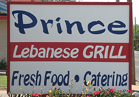 Prince Lebanese Grill Logo in Arlington, Texas