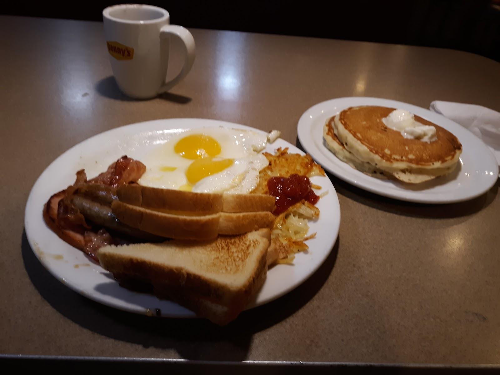 Denny's menu in Kent, Washington, USA