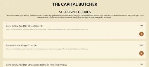 Capital Grille Chestnut Hill Ma Menu