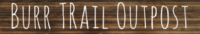 Burr Trail Outpost Logo in Boulder, Utah