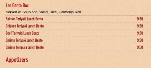 Menu for Asia Lee Restaurant in Franklin, NJ | Sirved
