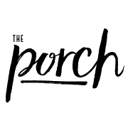 The Porch: Neighborhood Coffee House Logo in Chariton, Iowa