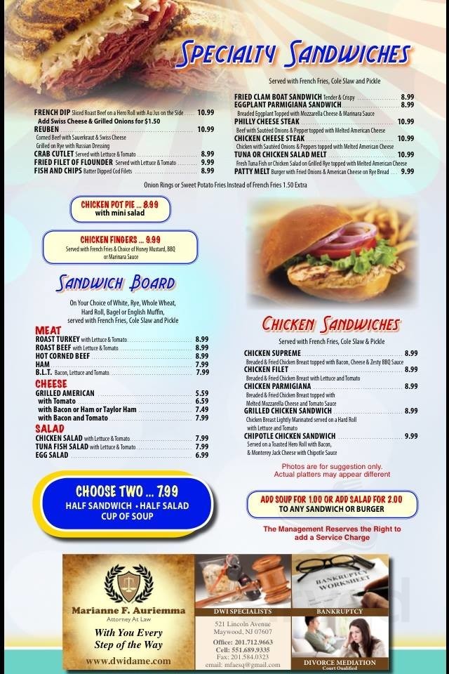 Middletown Pancake House menu in Middletown Township, New Jersey, USA
