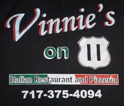Vinnie's on 11 Logo in Chambersburg, Pennsylvania