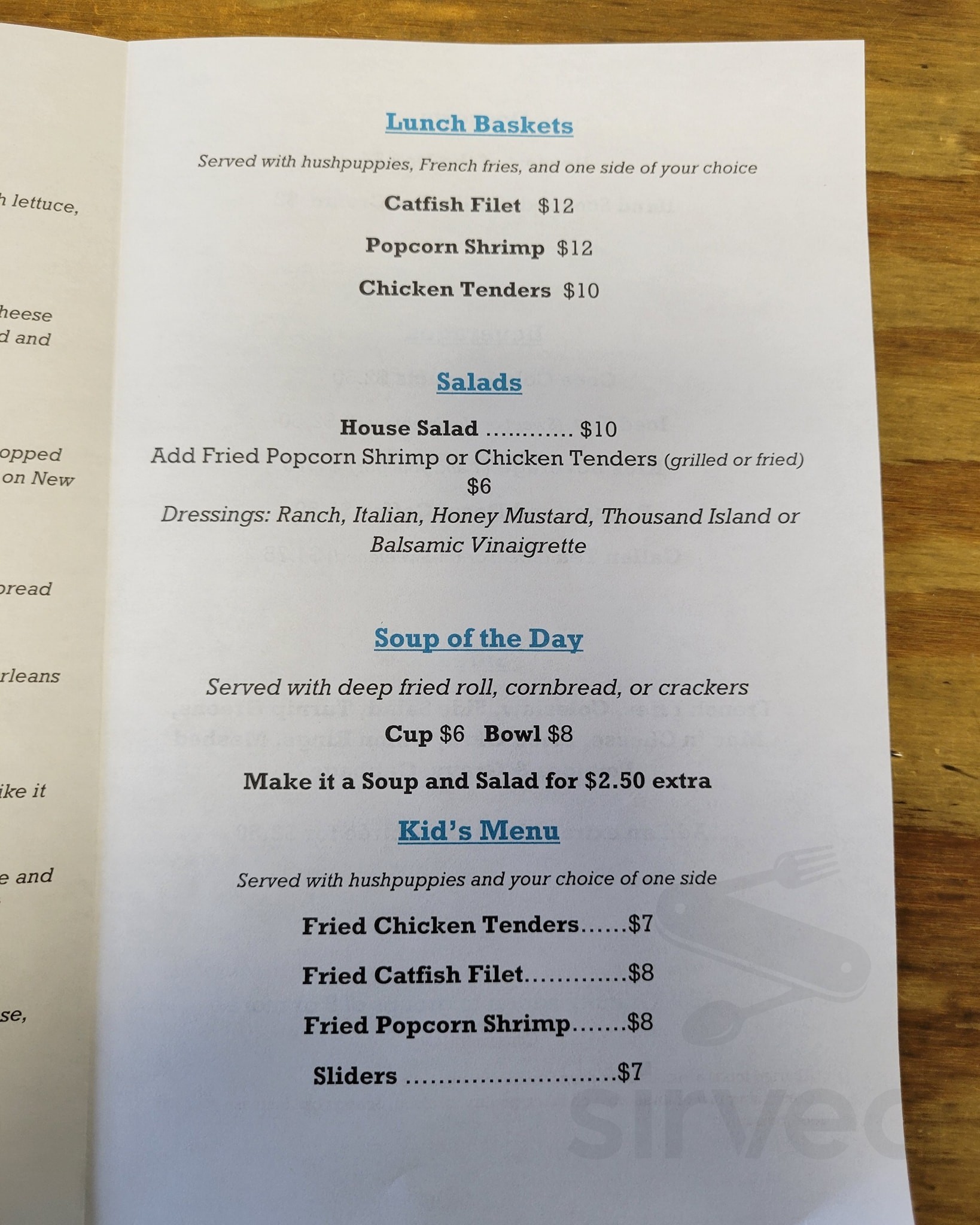 Little Mack's menus in Sumrall, Mississippi, United States