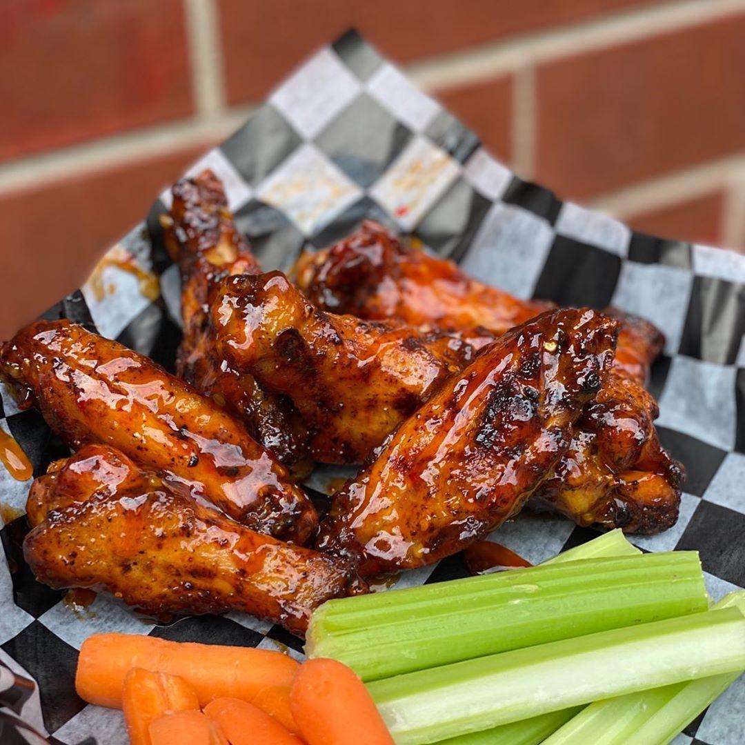 The Smoke Pit menu in Monroe, North Carolina, USA