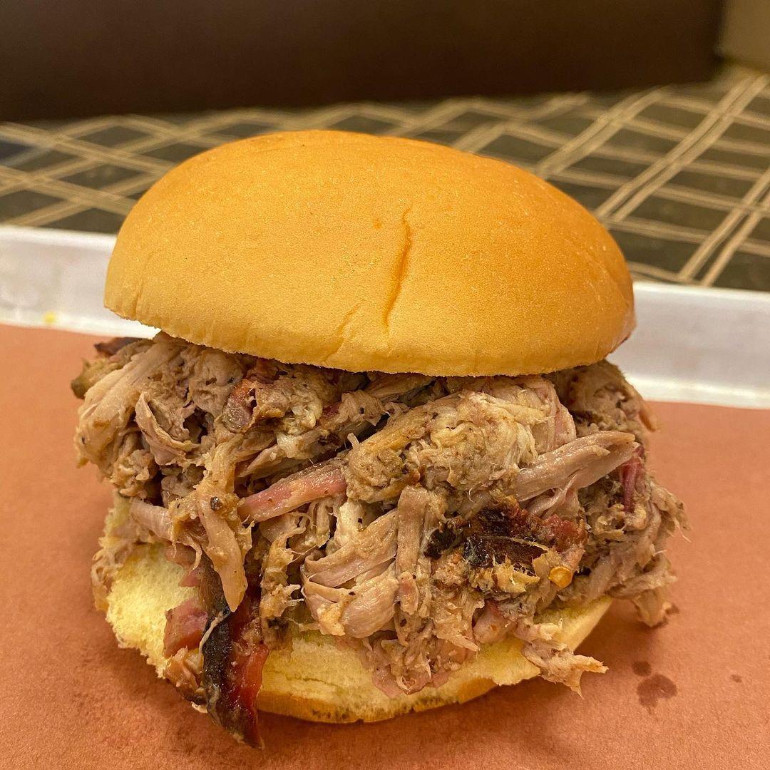 The Smoke Pit menu in Monroe, North Carolina, USA