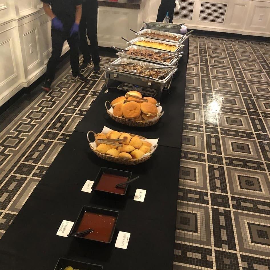 The Smoke Pit menu in Monroe, North Carolina, USA