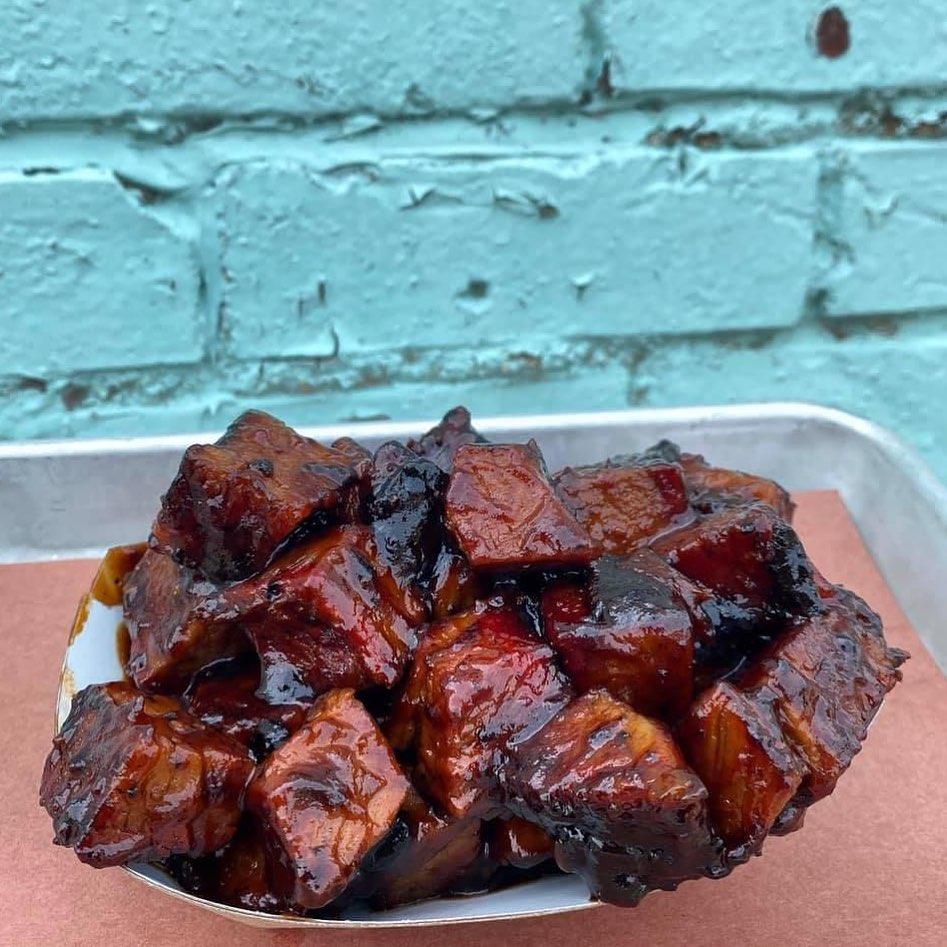 The Smoke Pit menu in Monroe, North Carolina, USA