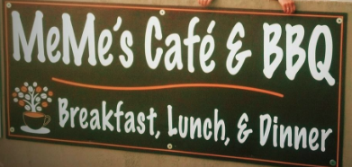 MeMe's Café Logo in Springdale, Utah