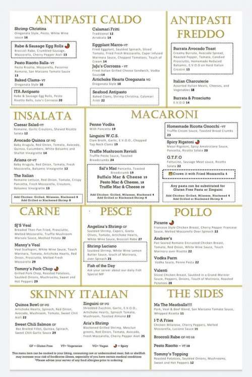 ITA Kitchen menu in Bay Shore, New York, USA