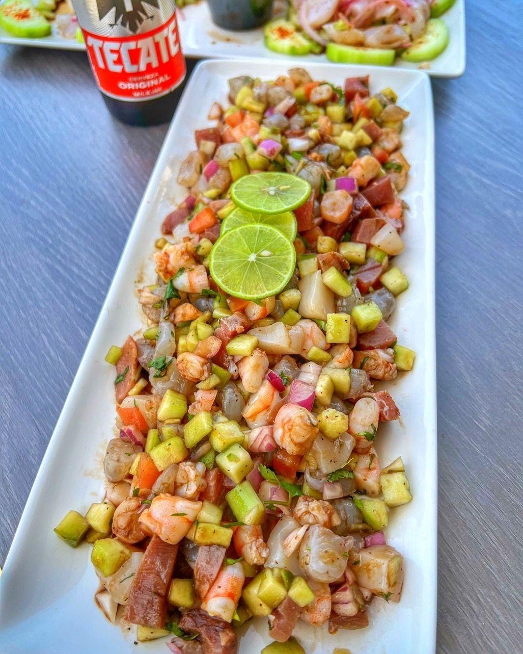 La cruda mariscos menu in East Compton, California, USA