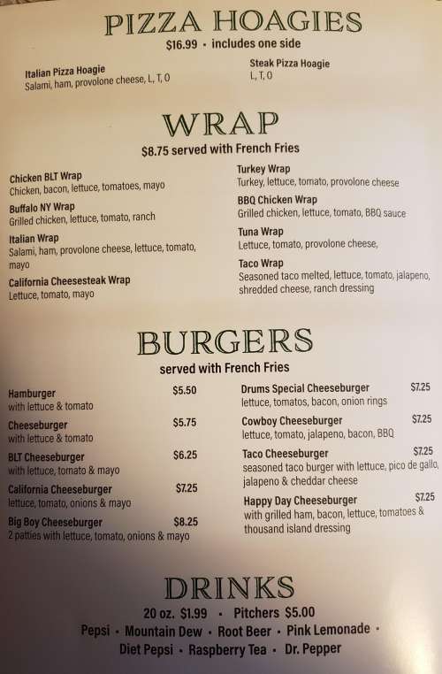 Taste Of Little Italy menu in New Berlin, Pennsylvania, USA