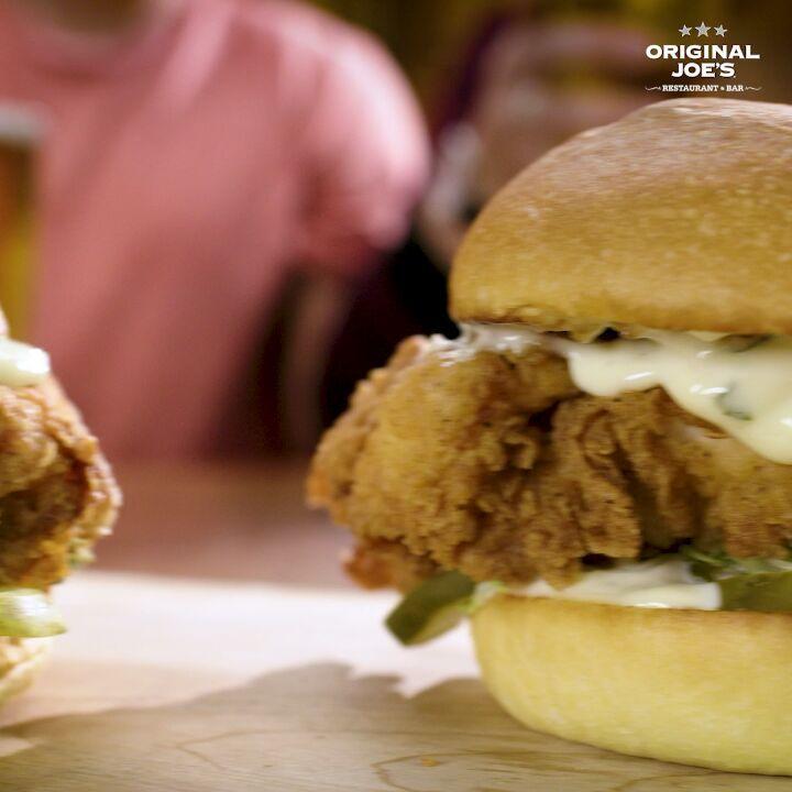 Original Joe's menu in Regina, Saskatchewan, Canada