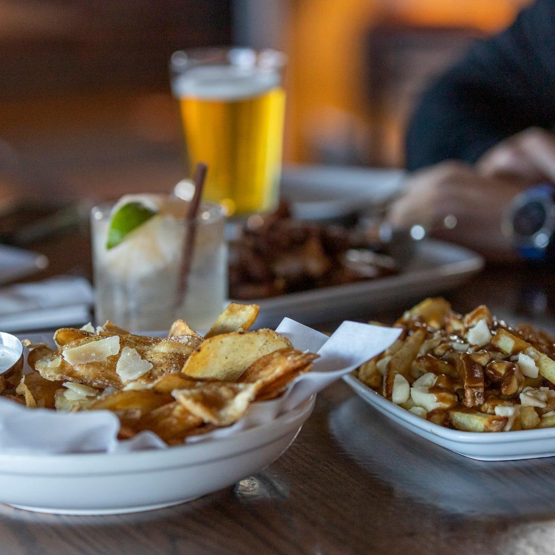 Original Joe's menu in Winnipeg, Manitoba, Canada