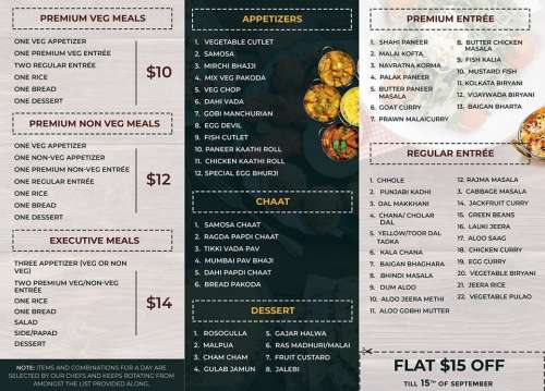 Asian Momo House Food Truck menu in Sunnyvale, California, USA