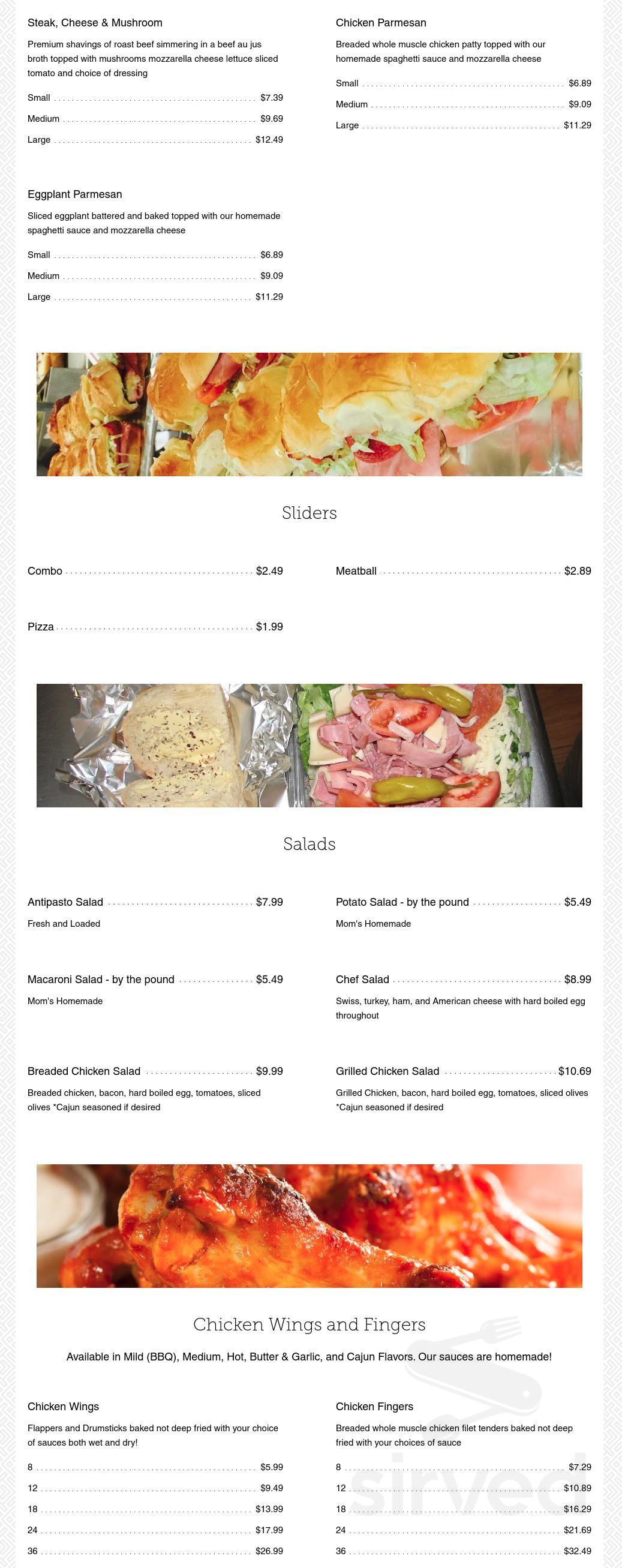 Teresa's Deli & Catering Lakeshore menus in Erie, Pennsylvania
