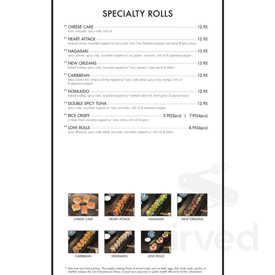 Itto Sushi South Jordan menus in South Jordan, Utah, United States