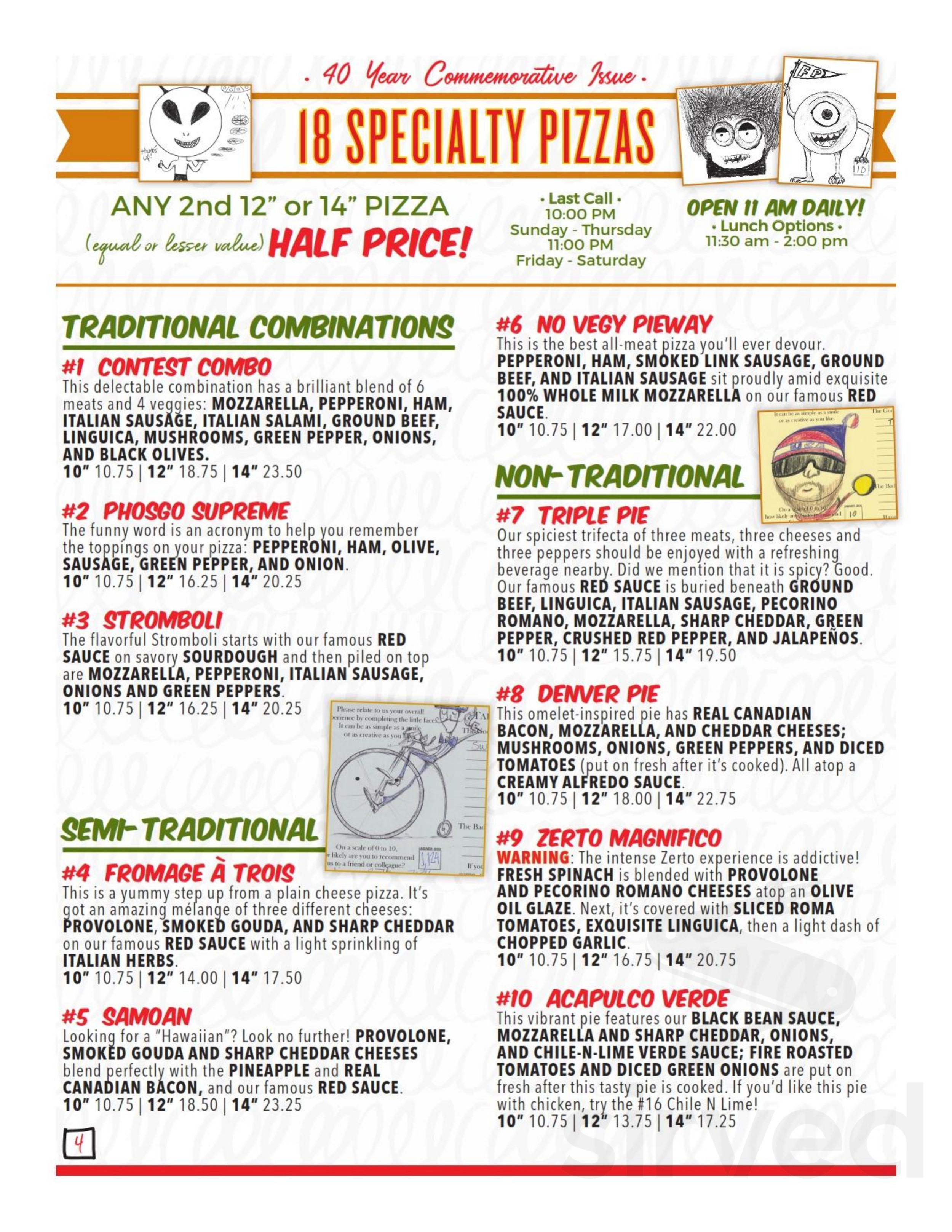 Order FLYING PIE PIZZARIA - Meridian, ID Menu Delivery [Menu