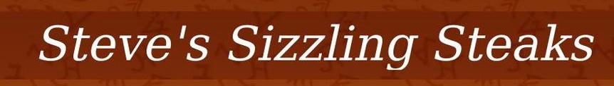 Steve's Sizzling Steaks Logo in Carlstadt, New Jersey