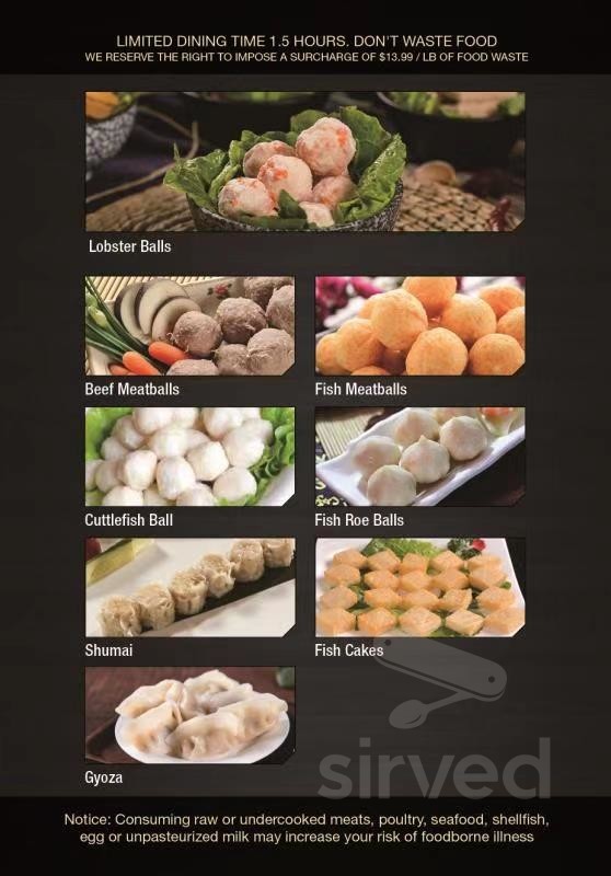 KPot Korean BBQ & Hot Pot menus in Rockville, Maryland, United States