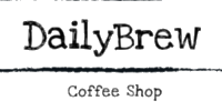 Daily Brew Coffee Shop Logo in Warrensburg, Illinois