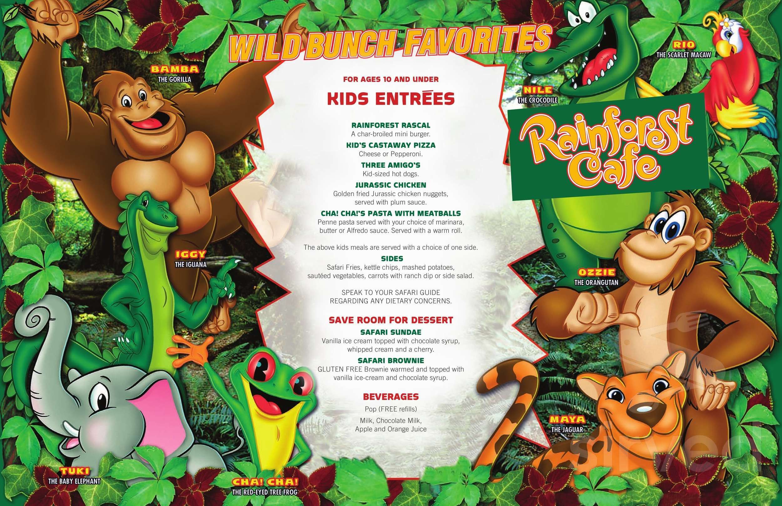 menu-niagara-falls-on-s-rainforest-cafe-niagara-falls-sirved