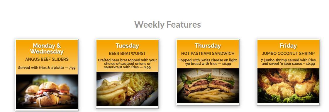 Champ's Pub menu in Brighton, Michigan