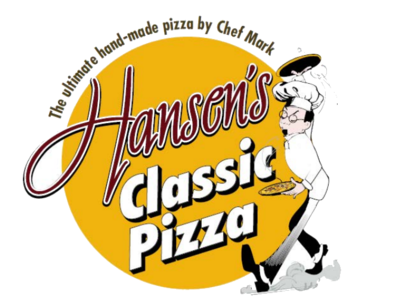 Hansen's Classic Pizza Logo in Kelowna, British Columbia