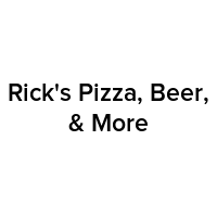 Rick's Pizza, Beer, & More Logo in Reno, Nevada