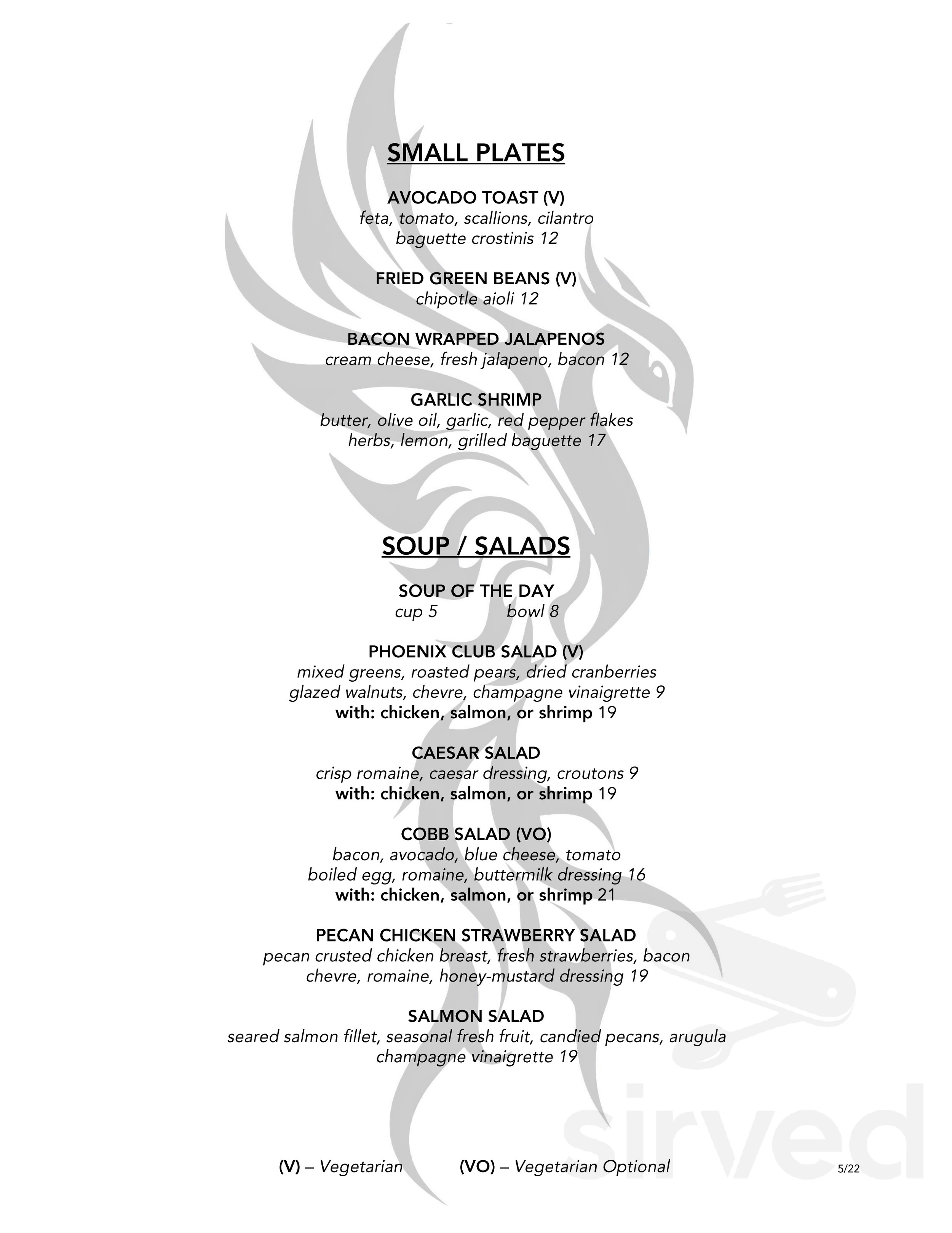 Petroleum Club At Sundale menu in Bakersfield, California, USA