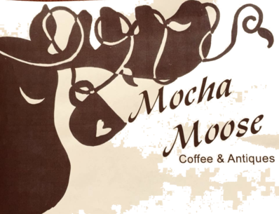 Mocha Moose Coffee & Antiques Logo in Rushville, Indiana