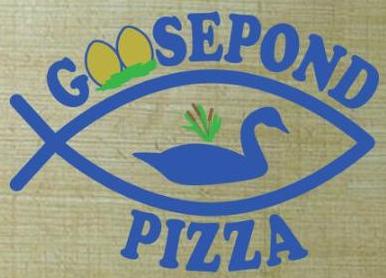 Goosepond Pizza Logo in Linton, Indiana