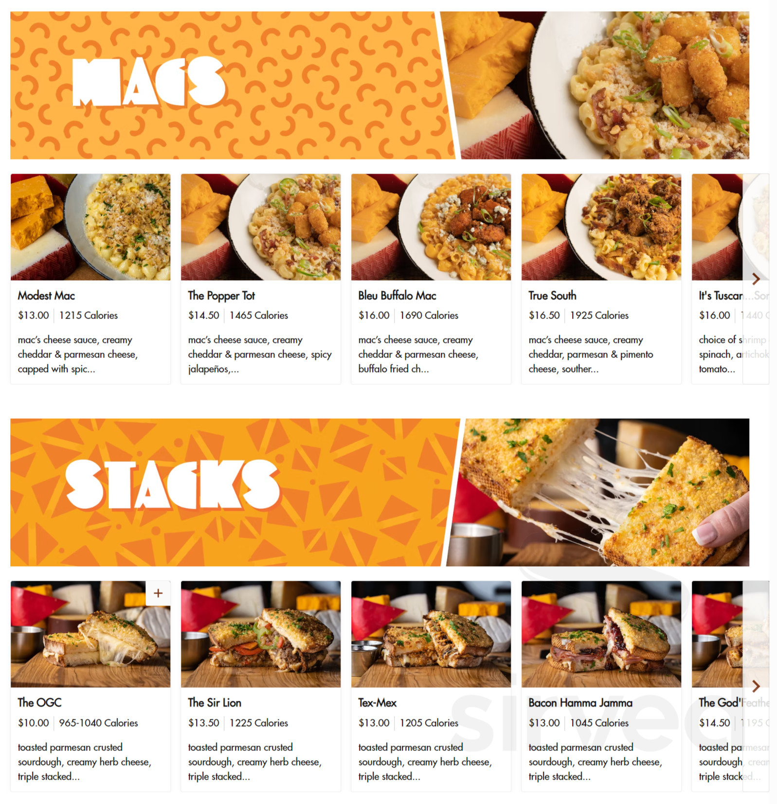 Macs & Stacks Murfreesboro menu in Murfreesboro, Tennessee, USA
