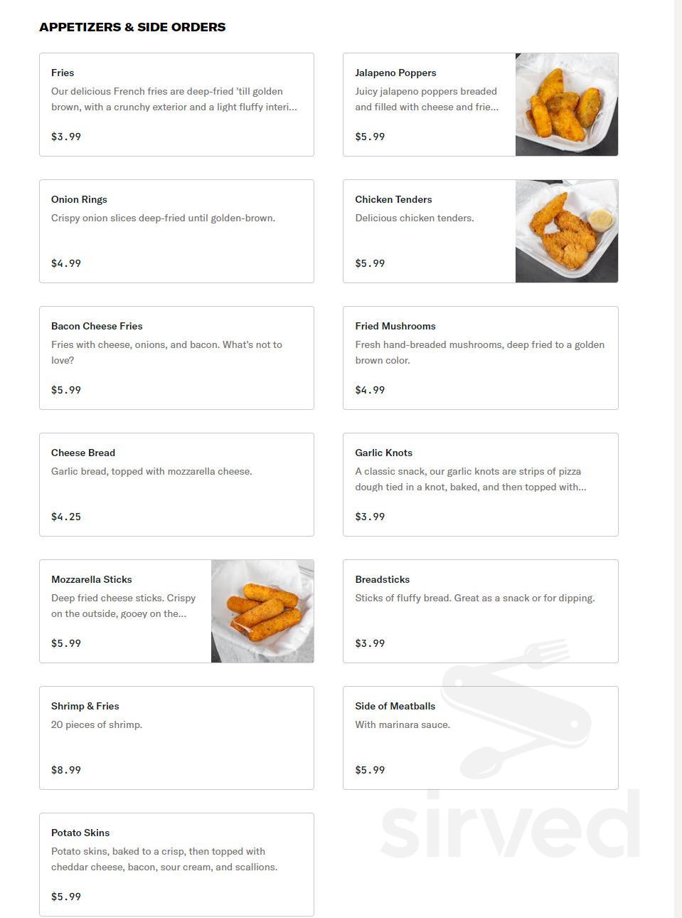 New York Pizza Express menus in Lutz, Florida, United States