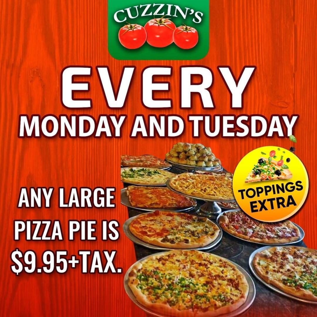 Cuzzins Pizza menu in Brick Township, New Jersey, USA