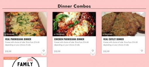 Menu for Valentino's in St. Catharines, ON | Sirved