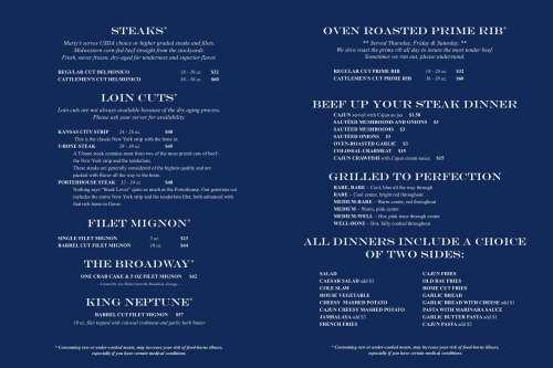 Marty's Blue Room menu in Nanticoke, Pennsylvania, USA