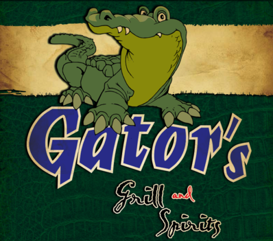 Gator's Grill & Spirits Logo in Burlington, Iowa
