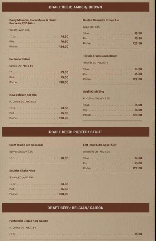 Mellow Mushroom menu in Montgomery, Alabama, USA