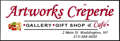 Artworks Crêperie / AC Bistro Logo in Waddington, New York